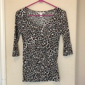 Victoria’s Secret Leopard Print Scoop Neck